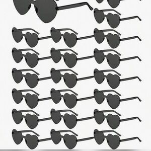 Black Heart Sunglasses - Pack of 48